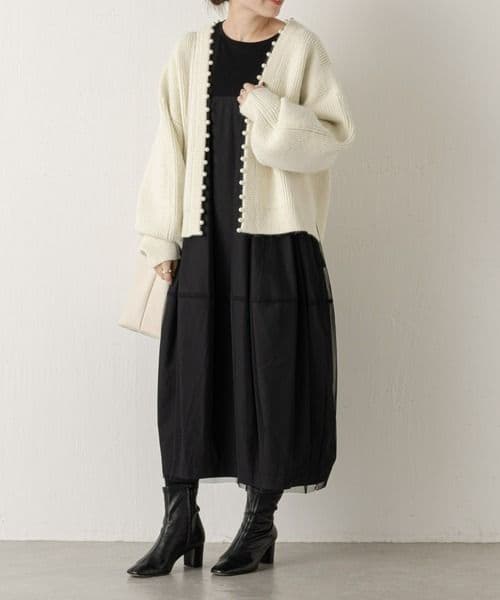 ビアズリー チュールマルワンピース