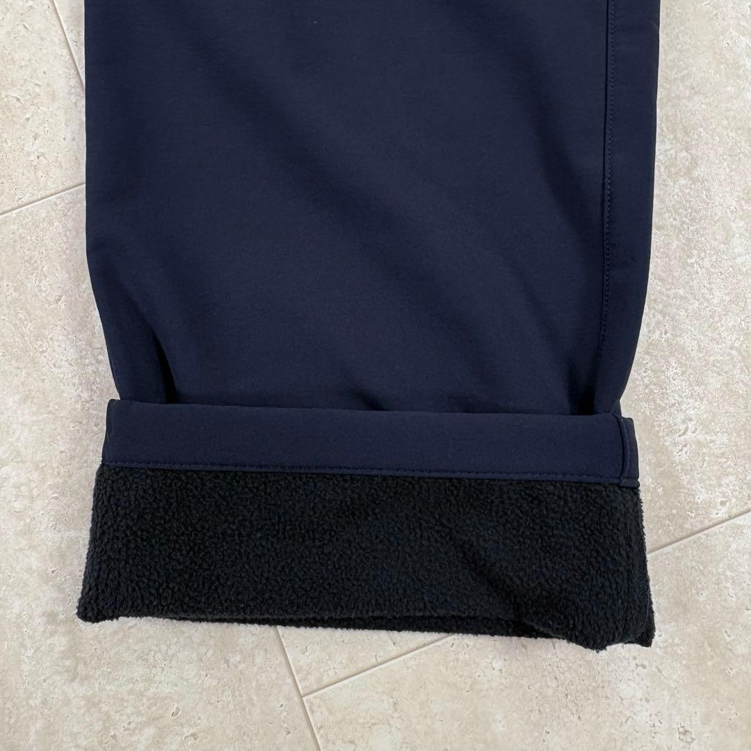 【マンシングウェア】ロングパンツ　2XL 3L 暖パン　裏地起毛　ネイビー