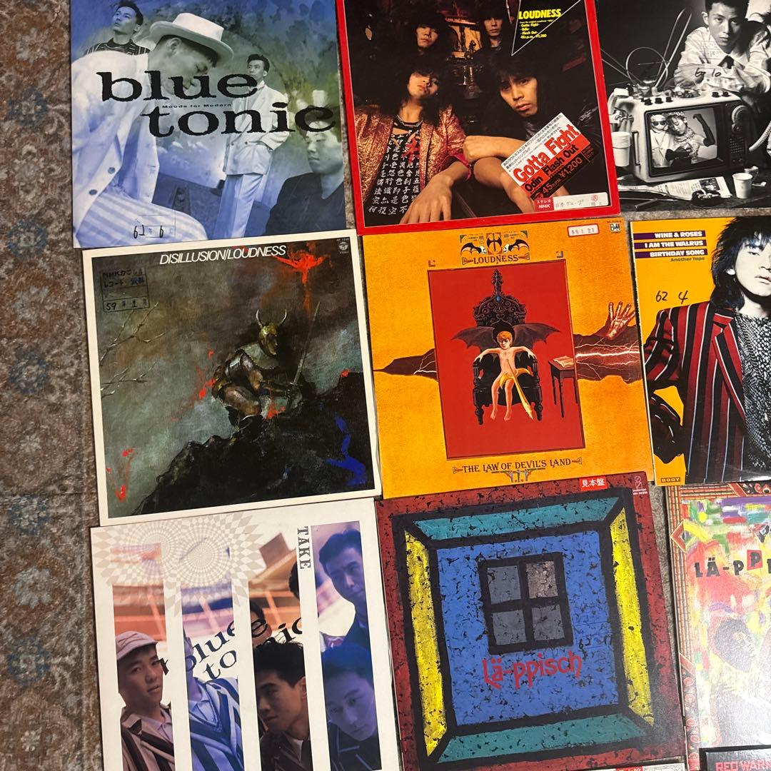 全て見本盤　盤新　JROCK JFUNK 邦楽レコードまとめ売り　貴重盤あり