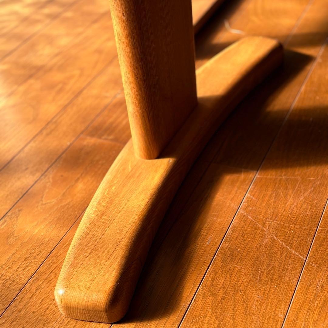 【NAGANOインテリア製・総無垢ダイニングテーブル】