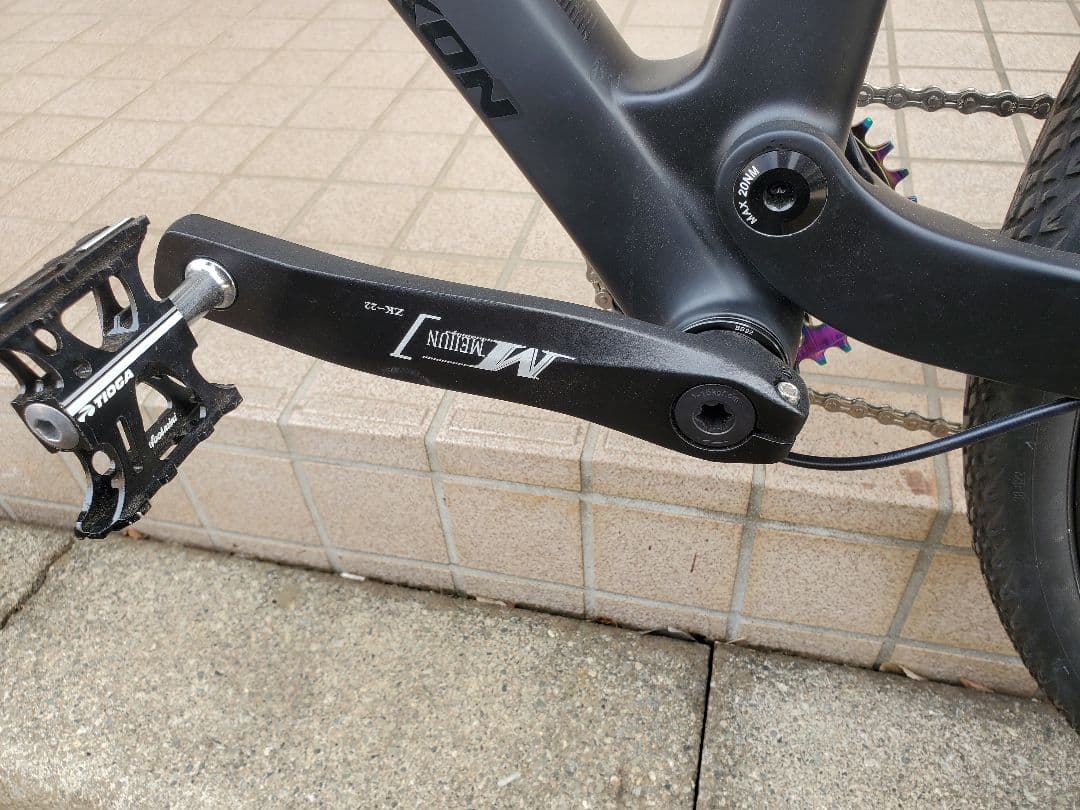 カーボンフレーム のみ、 ホイール、フロントサス無し