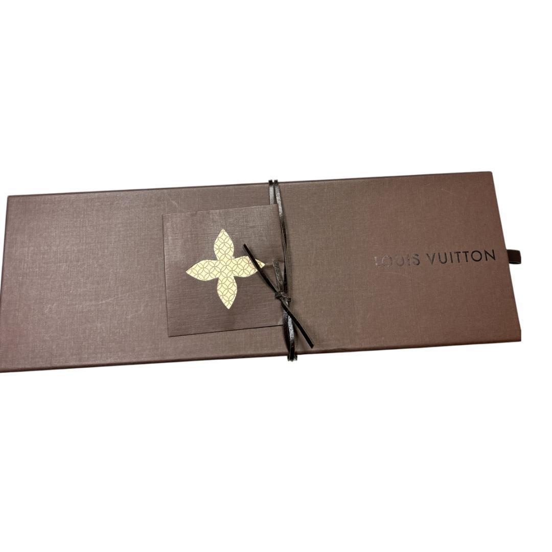 未使用　箱あり　ヴィトン ネクタイ 青　ストライプ 高級　ビジネス プレゼント