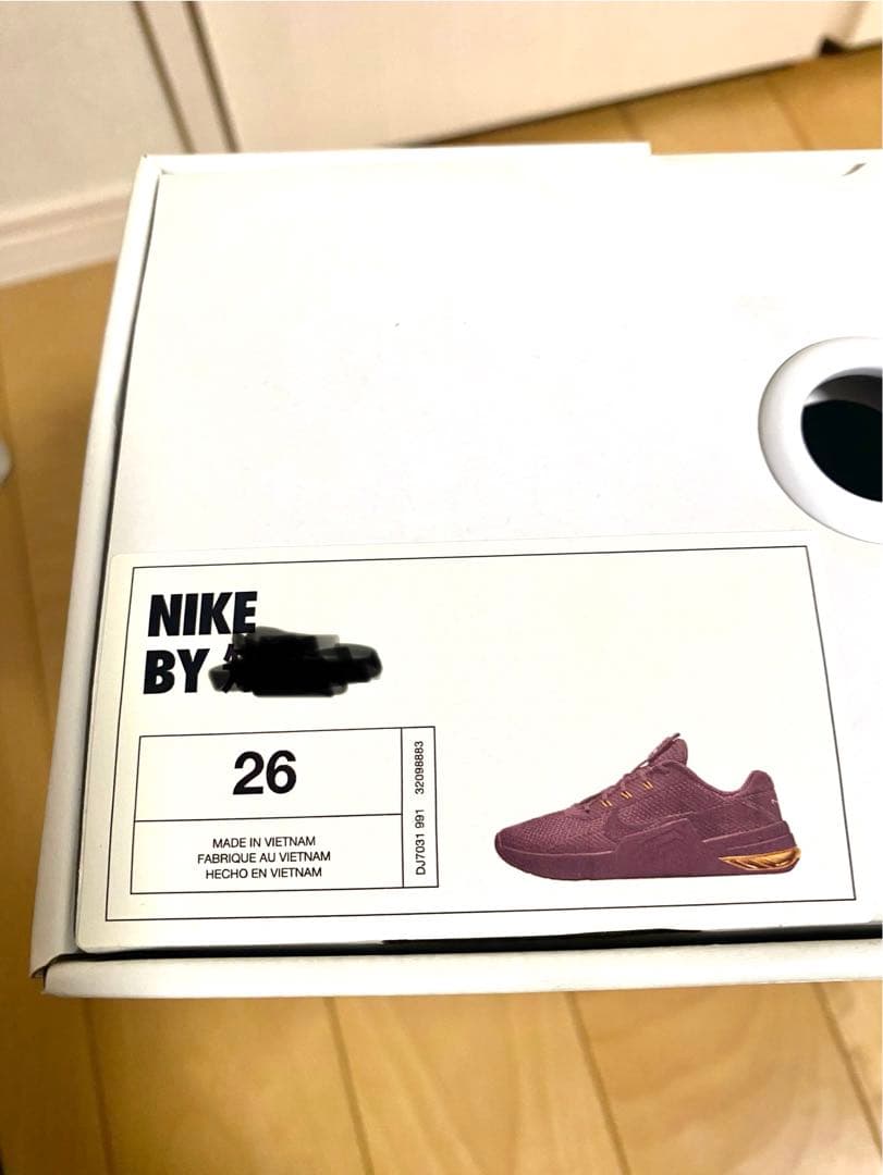 新品未使用　NIKE BY YOU カスタマイズ　BLACKGOLD 26cm