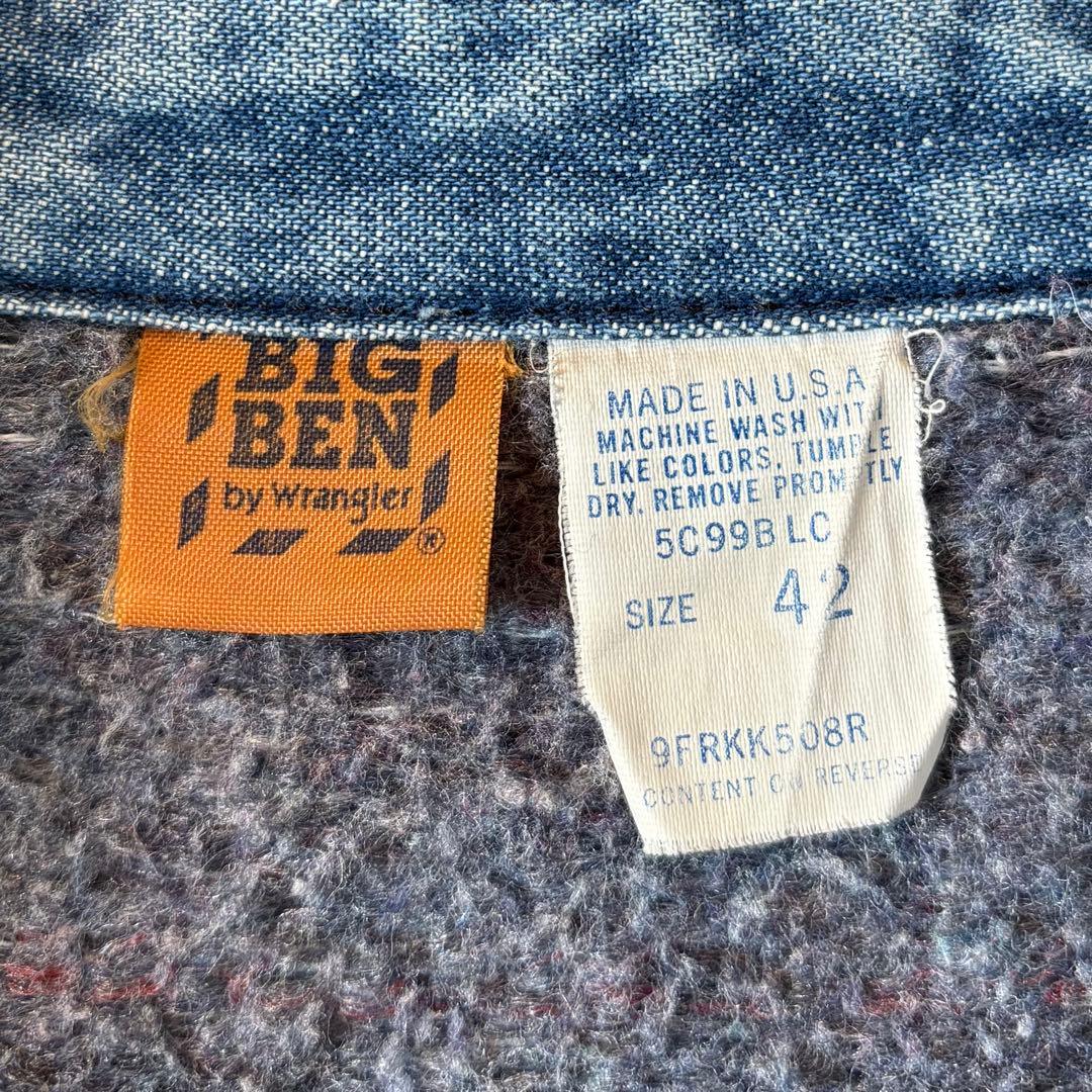 〜80s ヴィンテージ US製 BIGBEN デニムカバーオール アメリカ古着