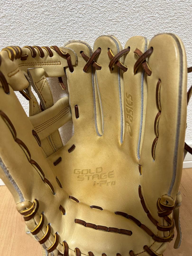 GOLD STAGE 軟式グローブ 大人外野用クリーム色