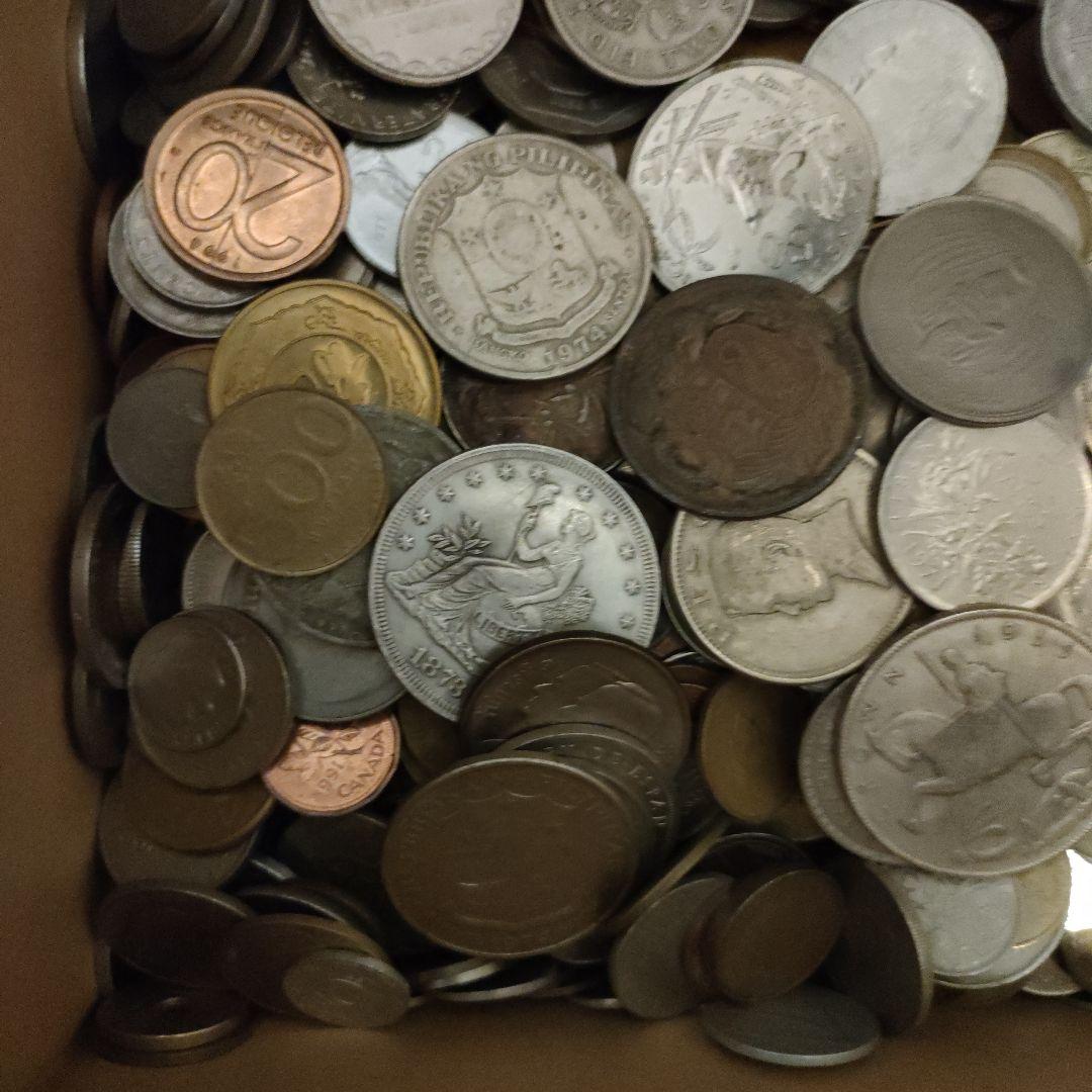 風*可様 古銭　外国　まとめ売り　約5.4kg