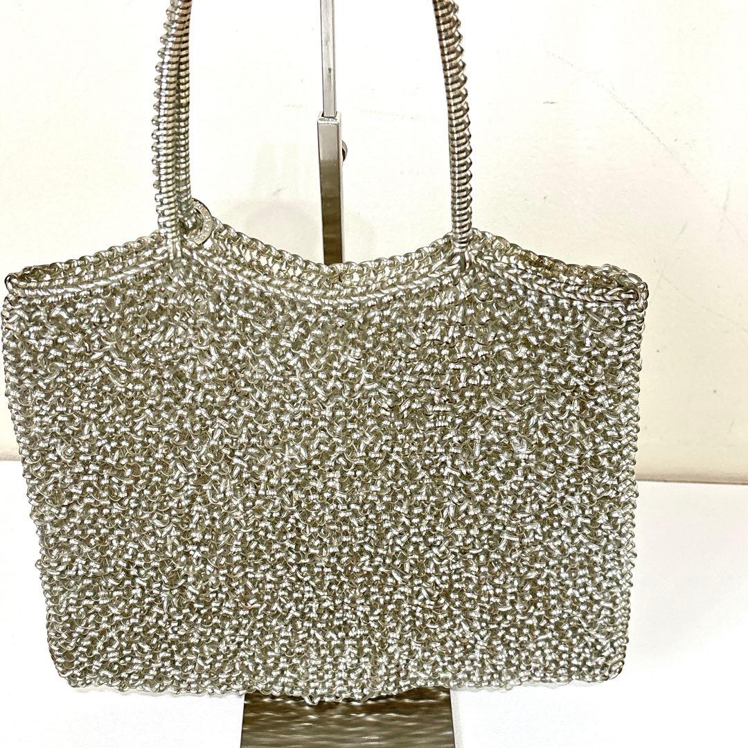 ANTEPRIMA アンテプリマ　ワイヤーバッグラージ シルバー　チェーン