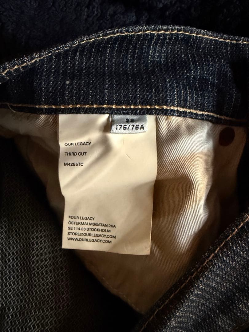 M*様 OUR LEGACY THIRD CUT Chain Twill 28