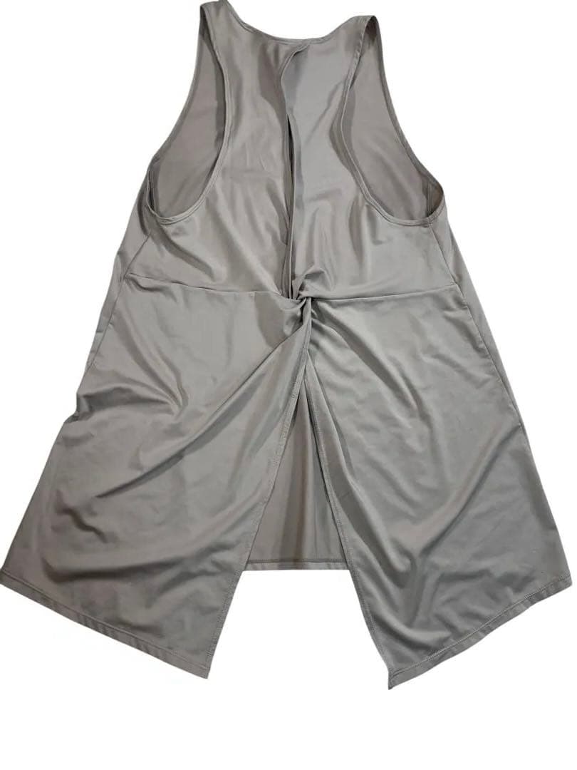 LAVA ヨガ ブラトップ・カバーウェアセット　グレージュ Mサイズ ロング丈