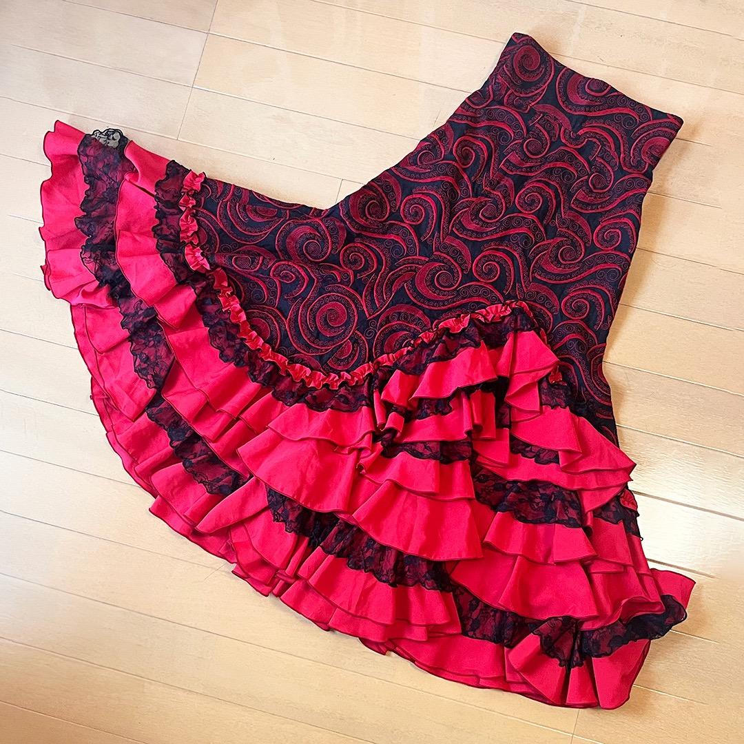 SONIA JOHNES フラメンコ ファルダ（ハイウェスト）