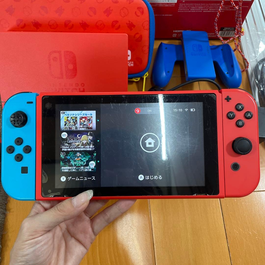 Nintendo Switch マリオレッド×ブルー　限定　付属品全て有り
