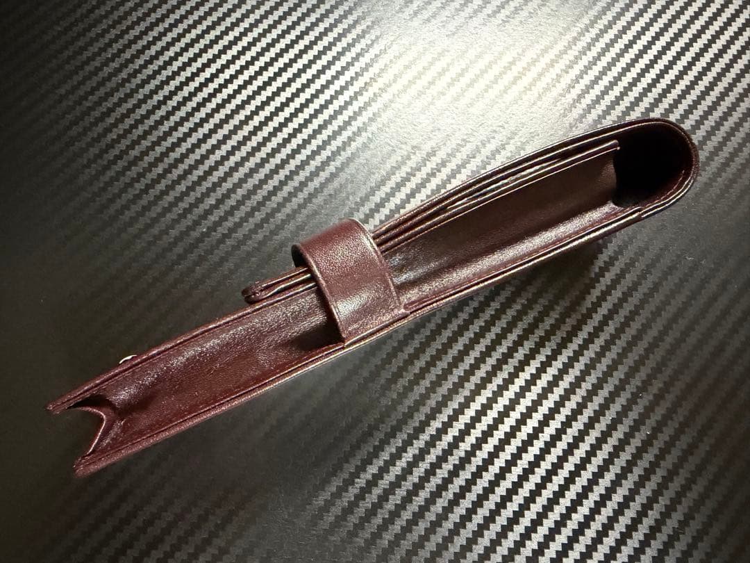 極美品 モンブラン ペンケース 1本差し ブラウン