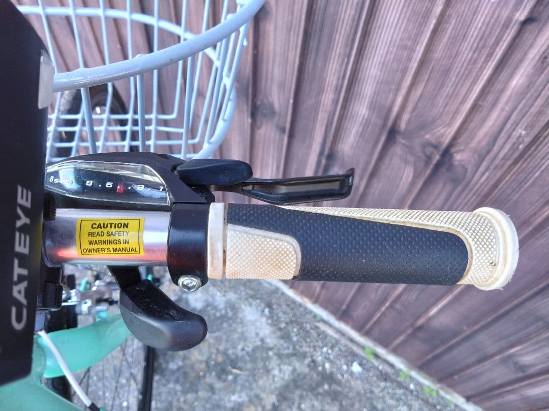 梱包発送たのメル便Giant ミントグリーン 自転車 本体 バスケット付き