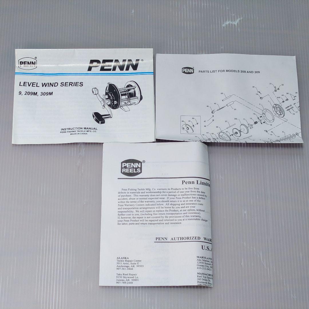 【未使用品】PENN 209M Level Wind