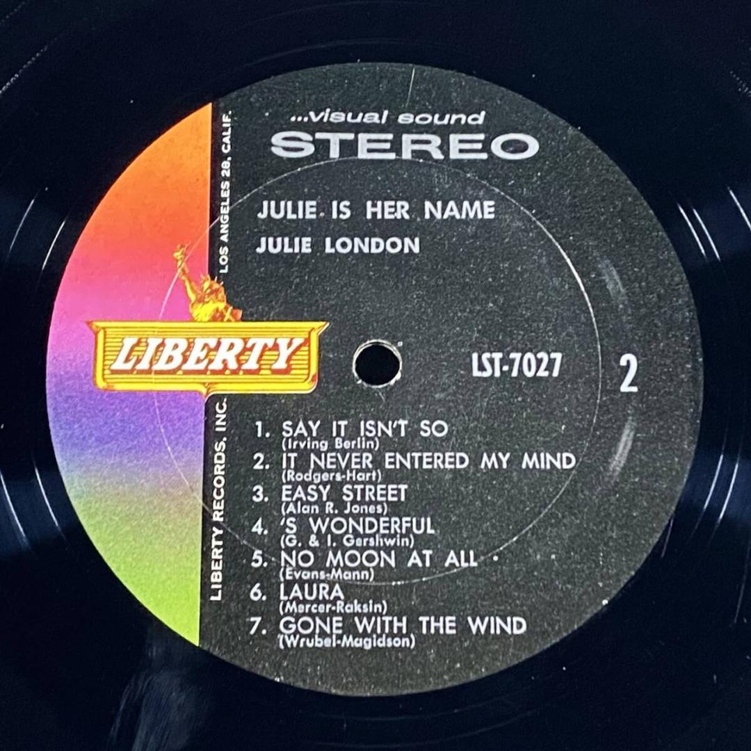 ★極上美盤！NM盤【US初期盤/レインボーラベル】ジュリー・ロンドン