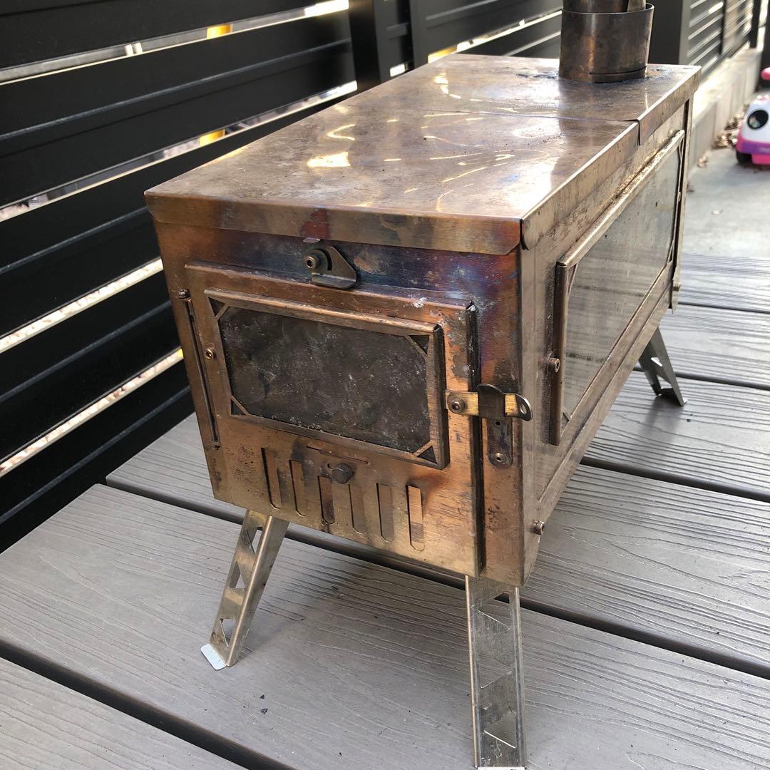 TOMOUNT超軽量薪ストーブ折りたたみ式2m煙突