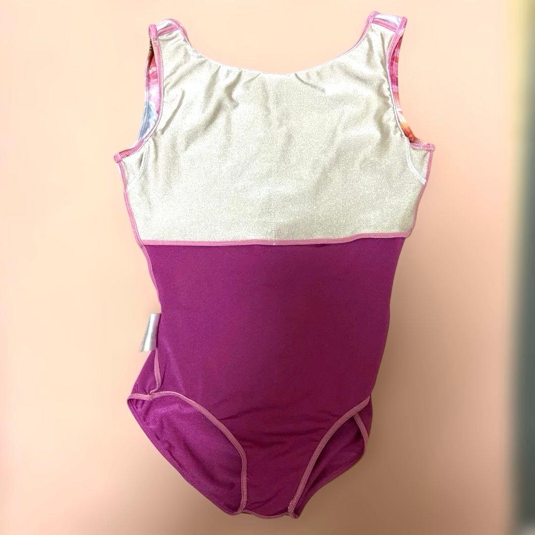 Merveilleux メルべイユ レオタードM花柄タンクトップレオタード