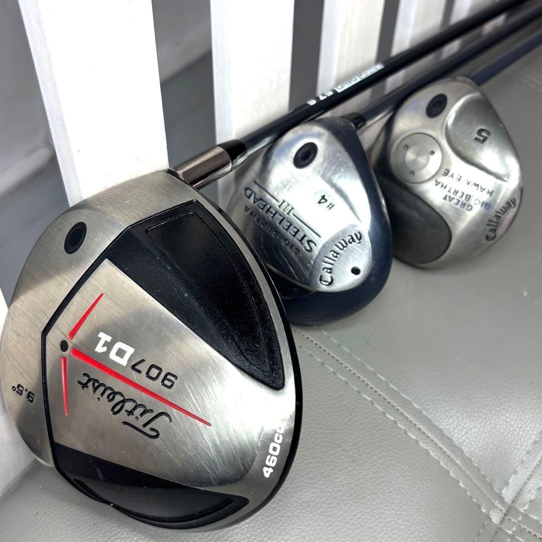 本格派 メンズゴルフクラブ 13本 フルセット ゴルフセット 豪華 お試しセット