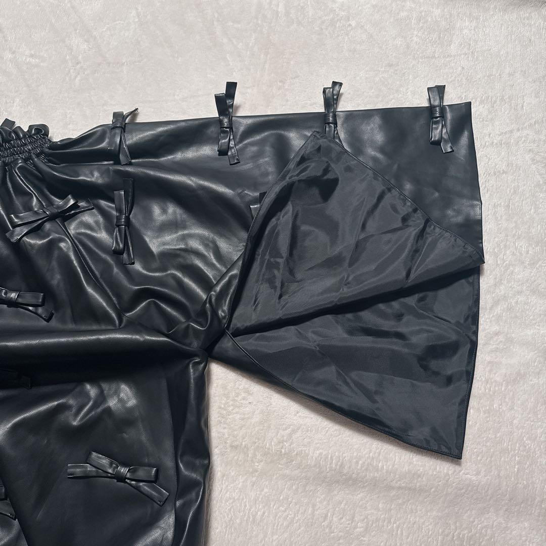 未使用 PAMEO POSE 2Way Eco Leather Poncho