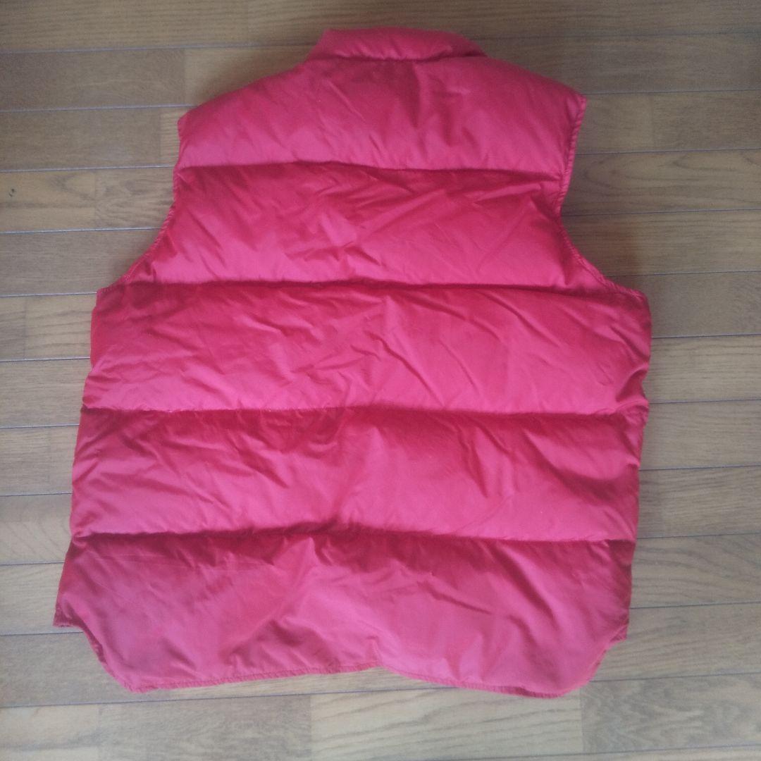 @*弐様 【美品】ウールリッチ ダウンベスト L レッド ビンテージwoolri