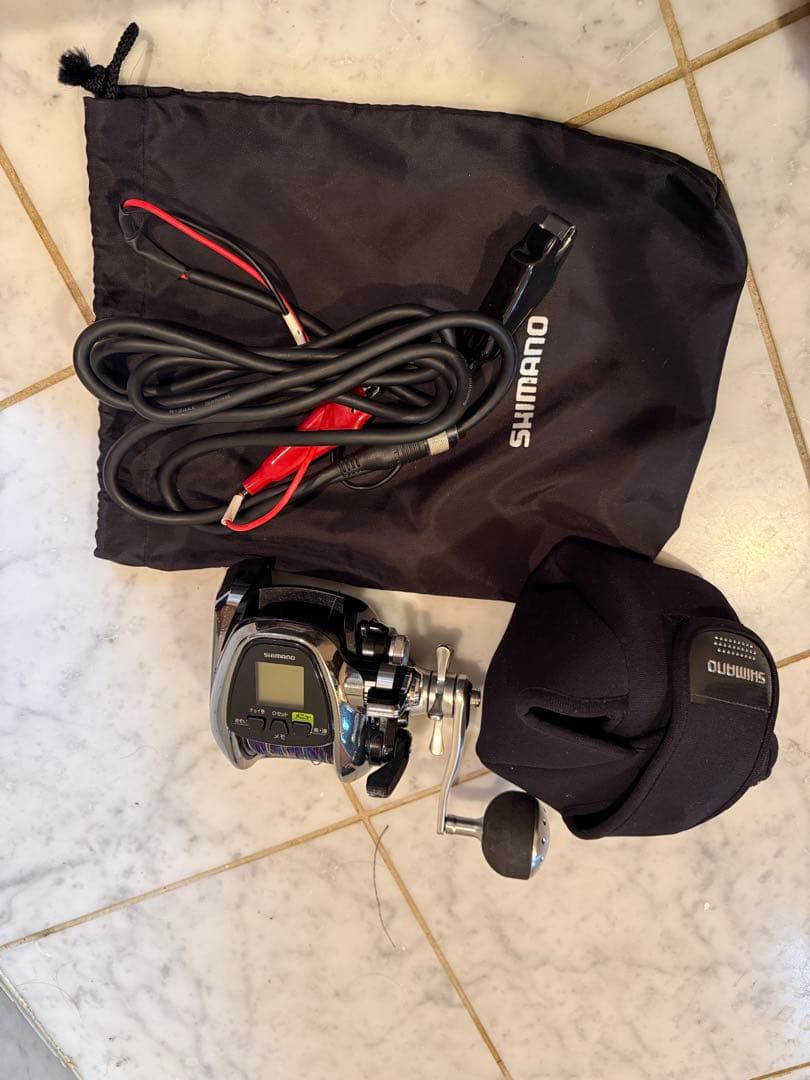 SHIMANO 電動リール 3000MK12 新品糸巻き直し済み