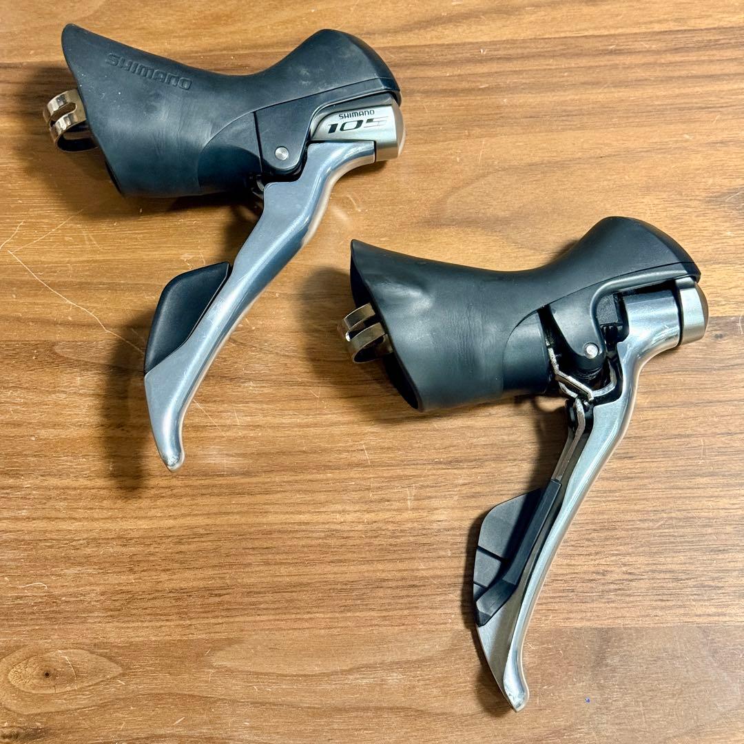 状態良好 シルバーコンポーネント ST-5800 11速 STIレバー シマノ