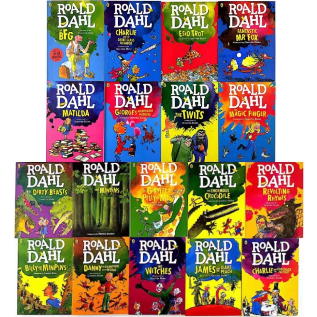 残り1点値下げ Roald Dahl 18冊 大きな英語絵本 カラー版