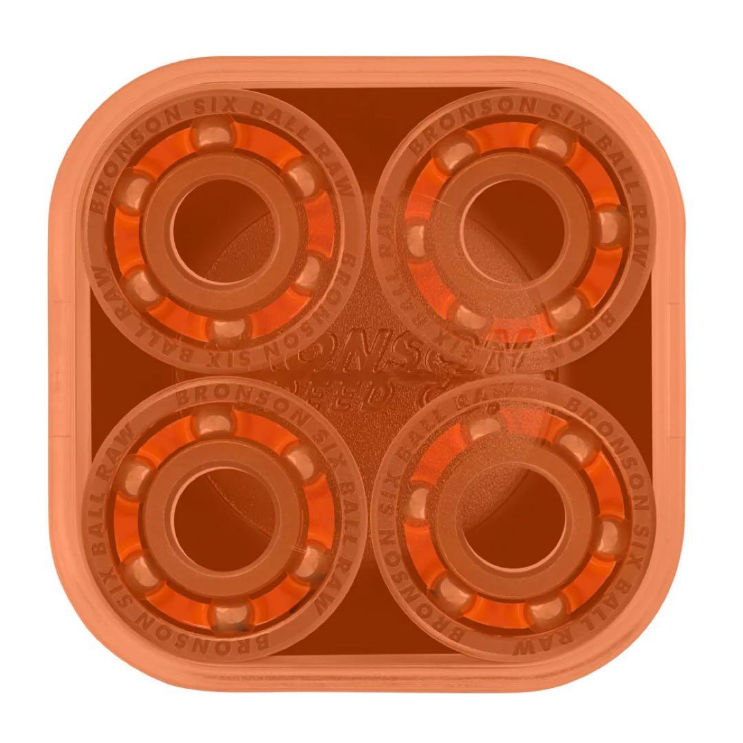 スケボー BRONSON 6-BALL RAW BEARING