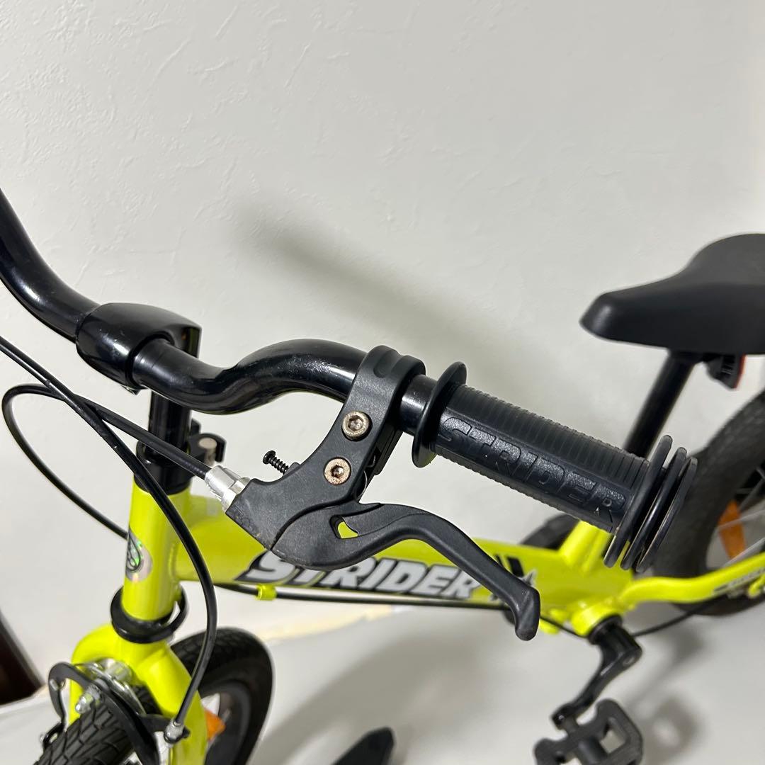 【業者検品済み】STRIDER 14X バランスバイク イエロー　キッズバイク
