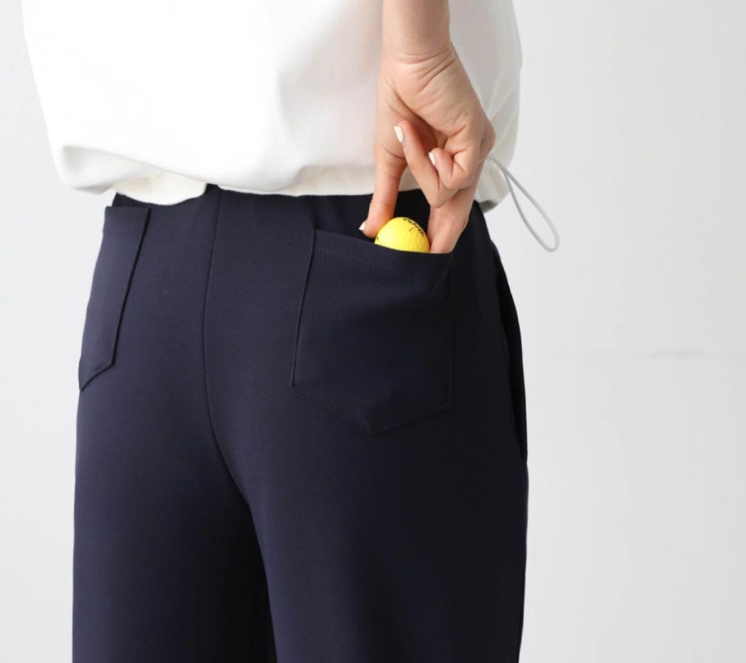 QUEEN GOLF ゴルフパンツ ネイビー Fサイズ