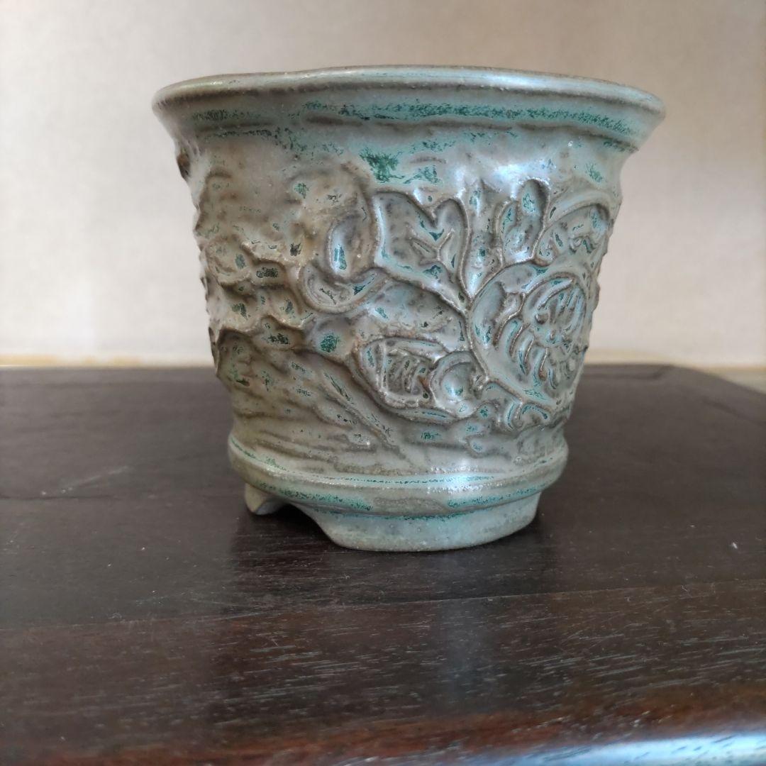 シグナル❢陶翠、落款、盆栽鉢、小品盆栽　山野草鉢、植木鉢、蘭鉢、変わり鉢、