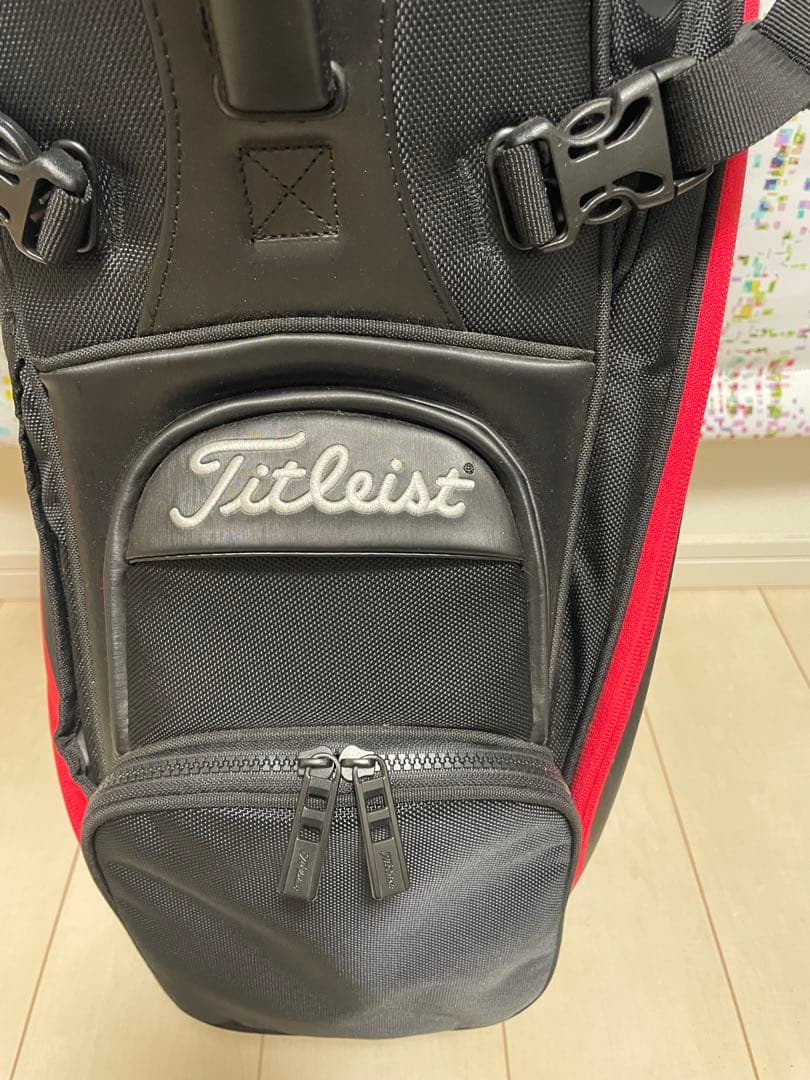 Titleist スタンドキャディバッグ ブラック/レッド