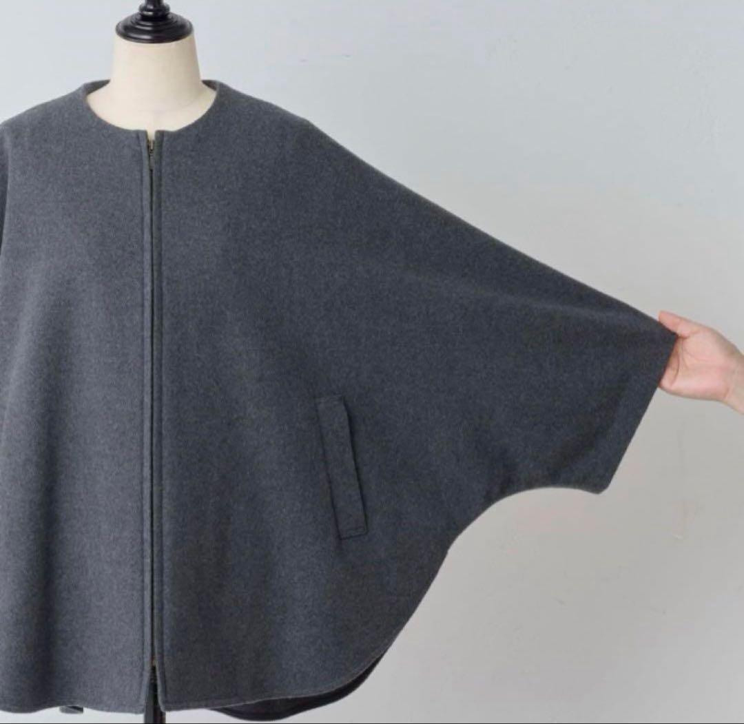 BEARDSLEY ウールポンチョコート