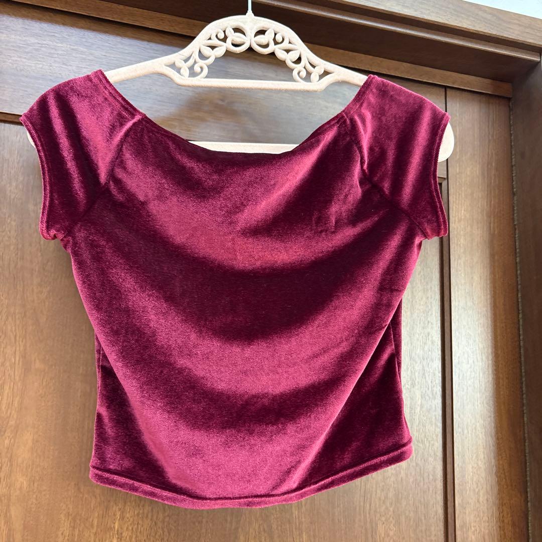 値下げしました！unoa ベロア生地 トップス