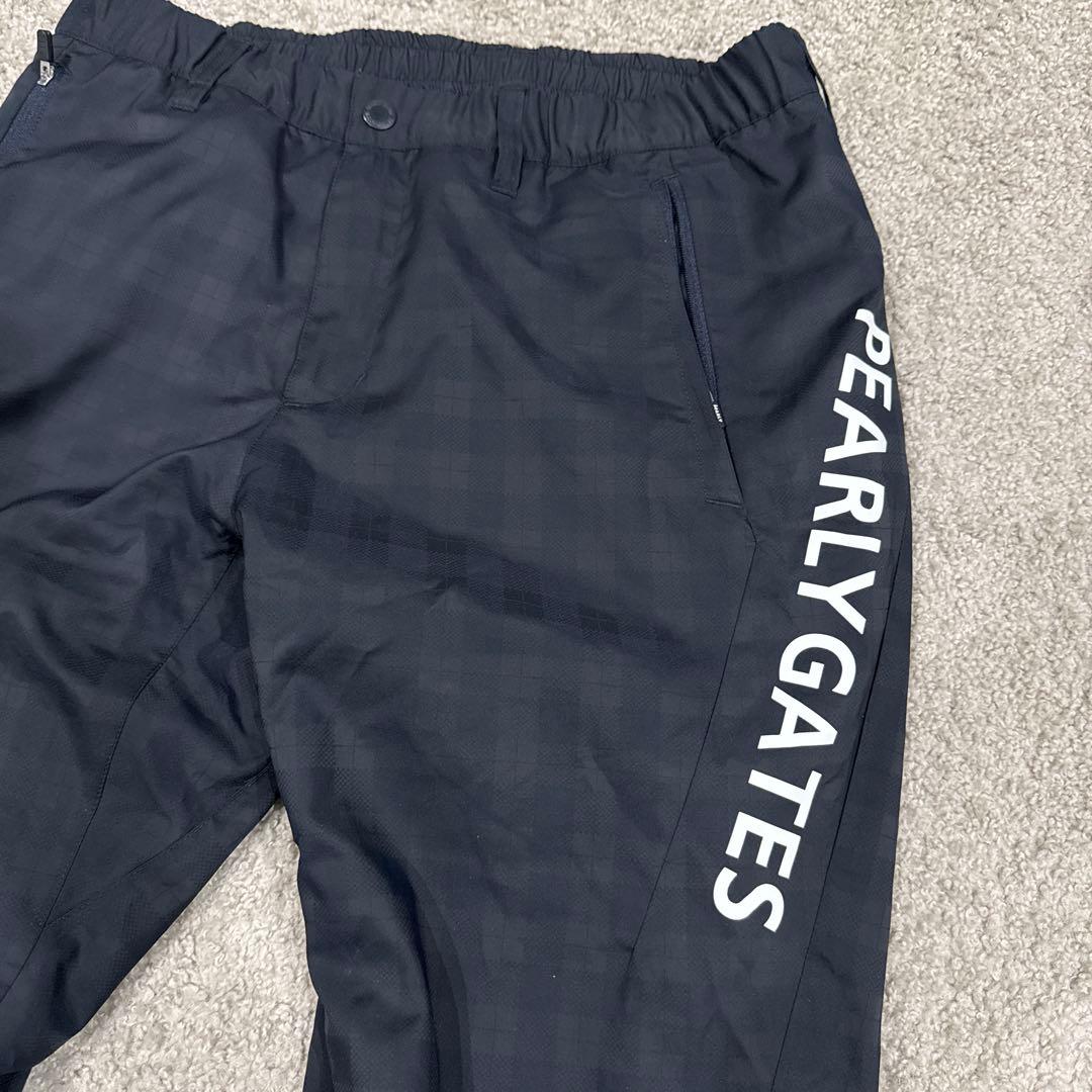 パーリーゲイツ　メンズパンツ　黒　裏地付