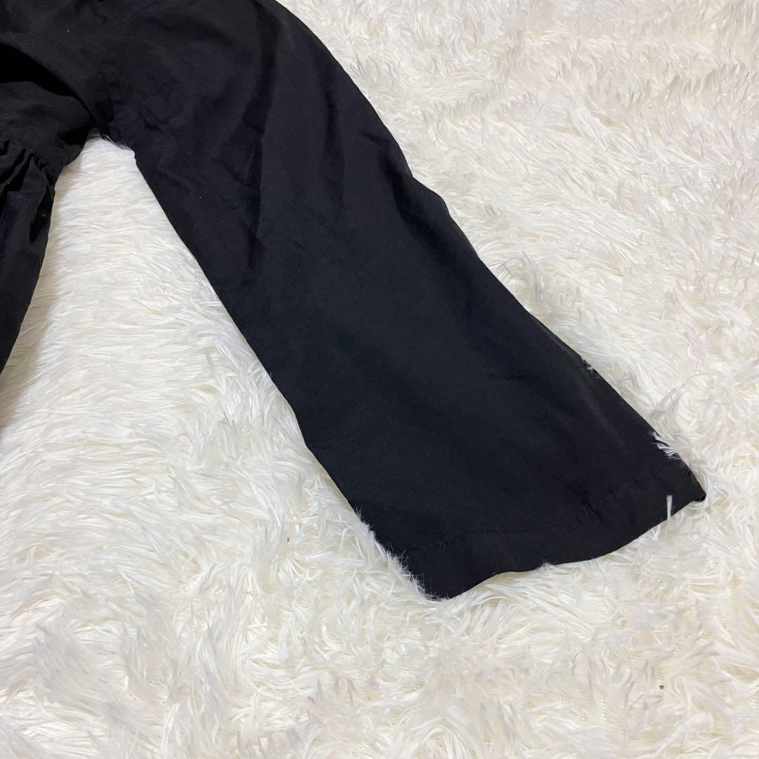 美品 コムデギャルソン コムコム AD2015 ポリ縮 ワンピース 丸襟