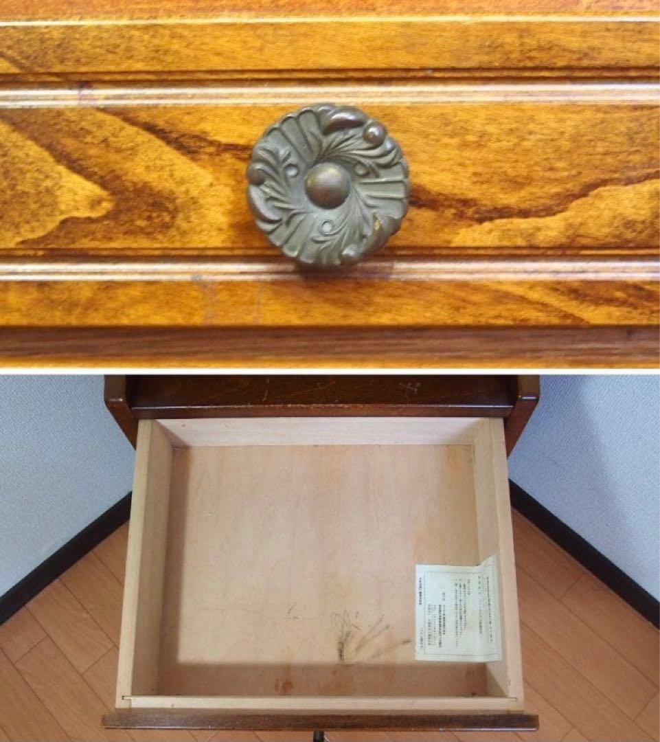 【良品】カリモク コロニアル 電話台　キャビネット　収納棚 karimoku家具