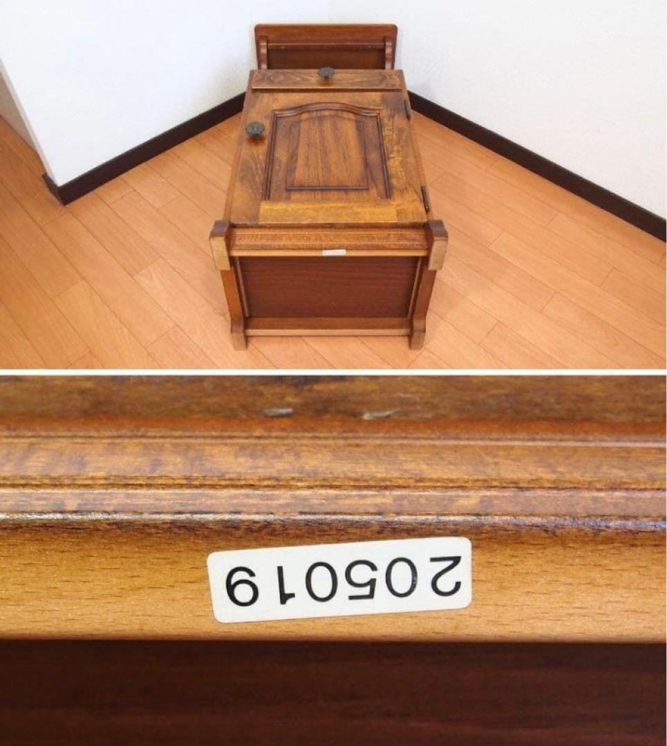 【良品】カリモク コロニアル 電話台　キャビネット　収納棚 karimoku家具