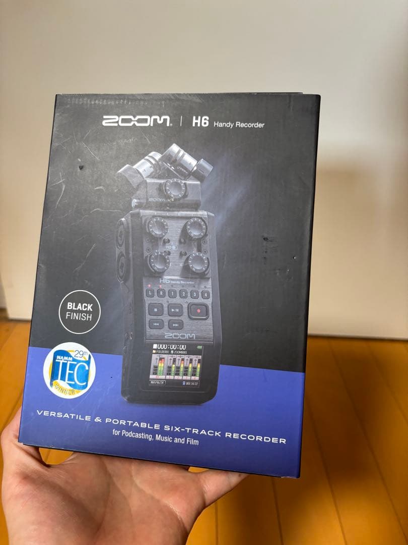 ZOOM H6 ハンディレコーダー ブラック