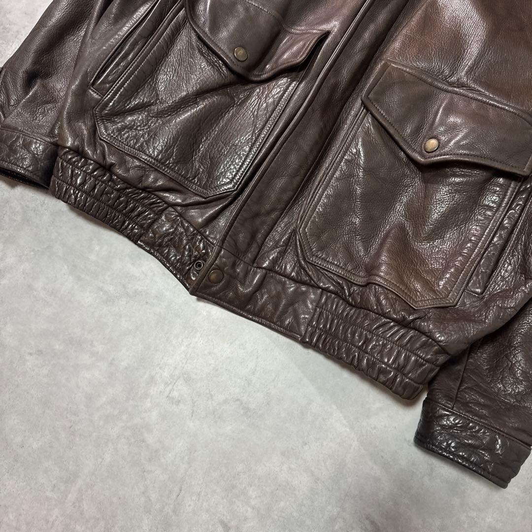 革ジャン レザージャケット フライトジャケット g1 本革 ブルゾン