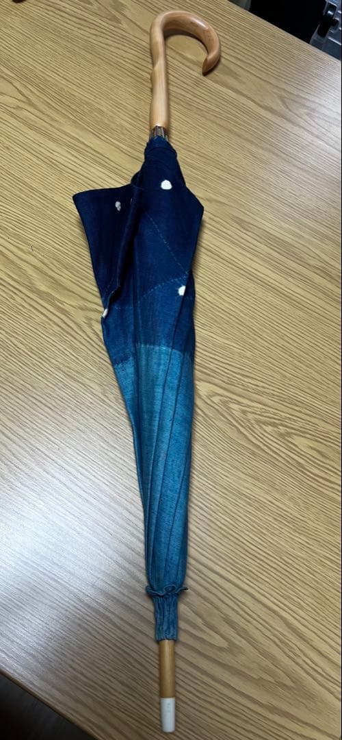 藍染　日傘　ハンドメイド
