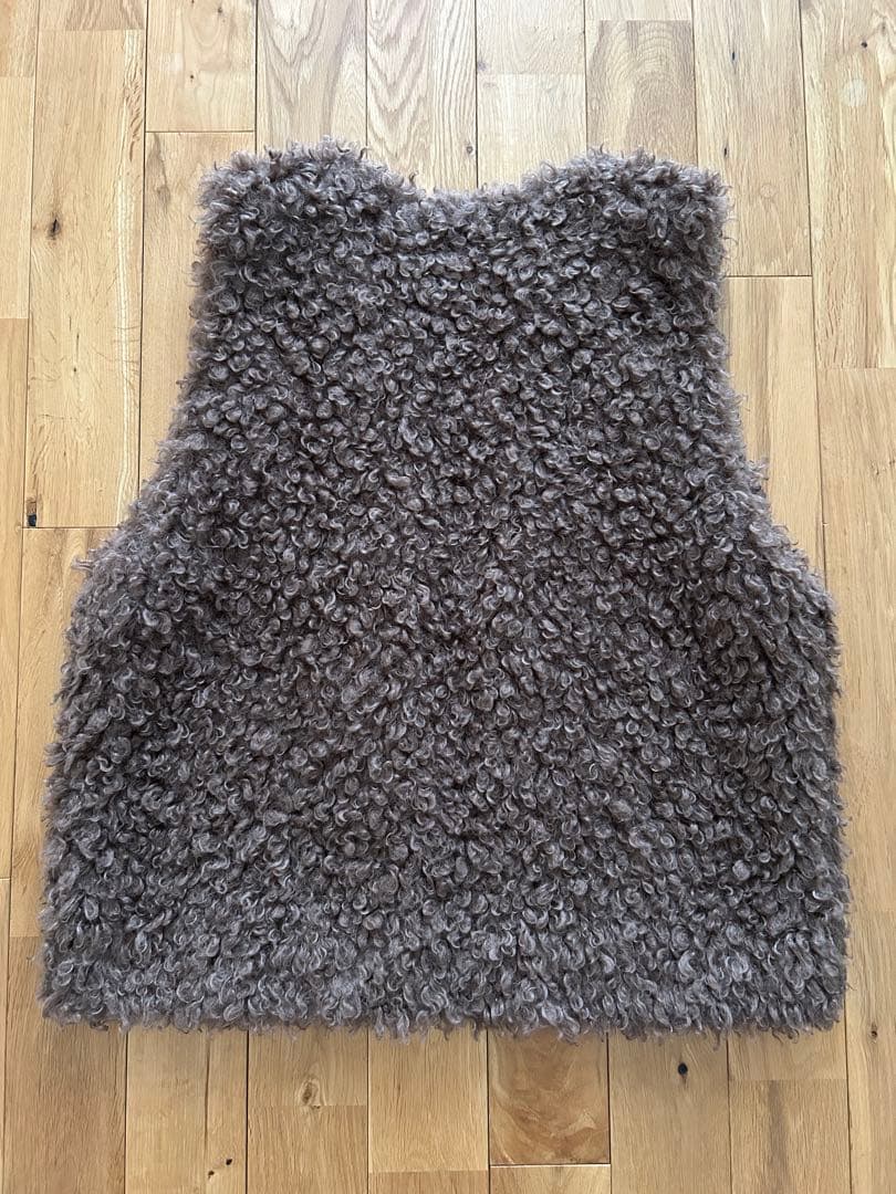 新品 GALLEST プードルライクファージレ ブラウン