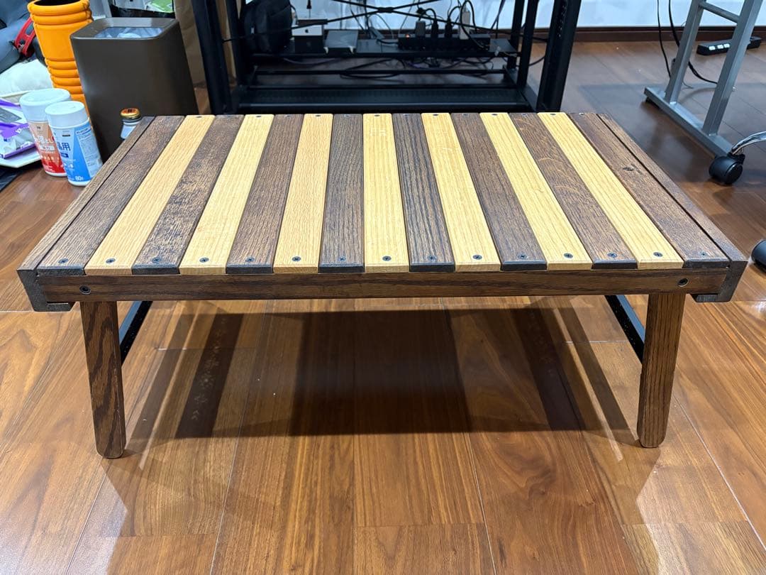 kimicamp ゼブラテーブル 美品