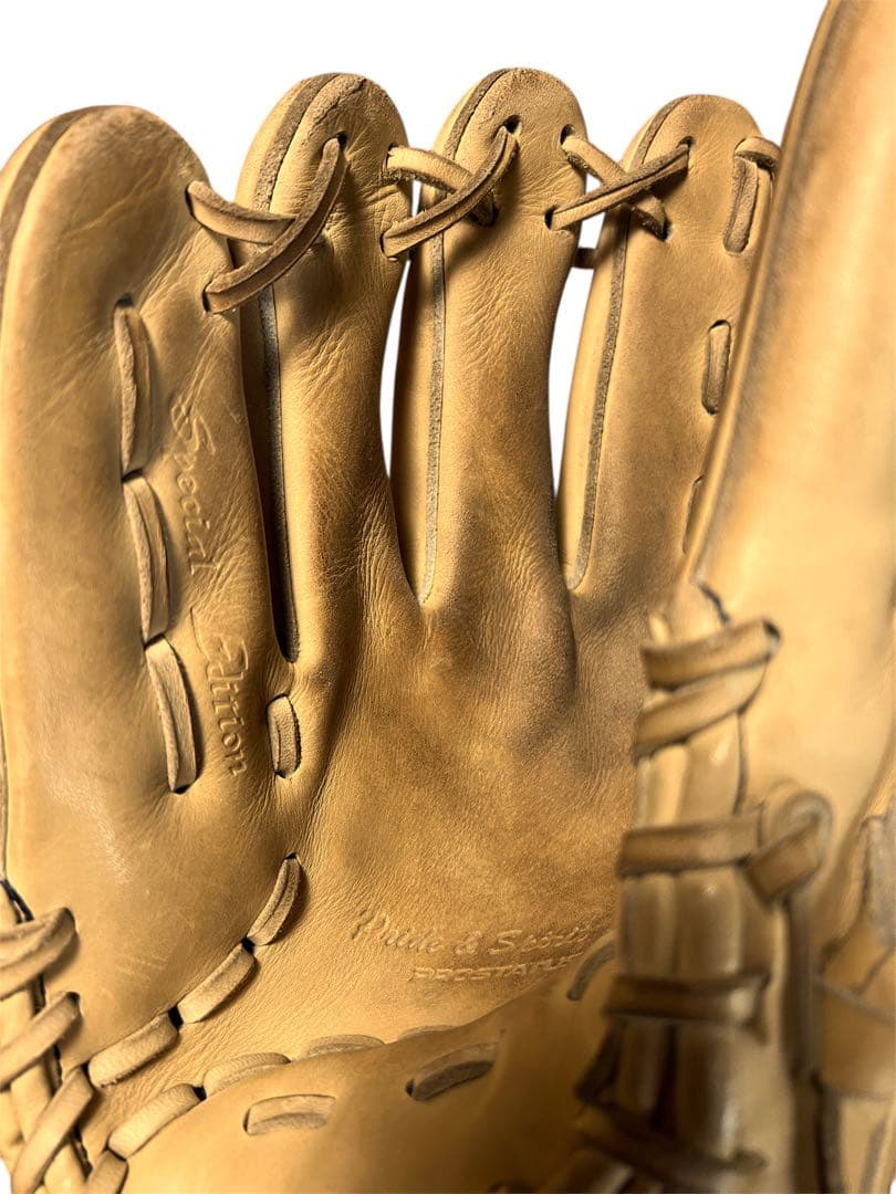 【希少】ゼット プロステイタス 左投げ　ヨーロッパ本革　硬式 投手用グラブ 廃盤