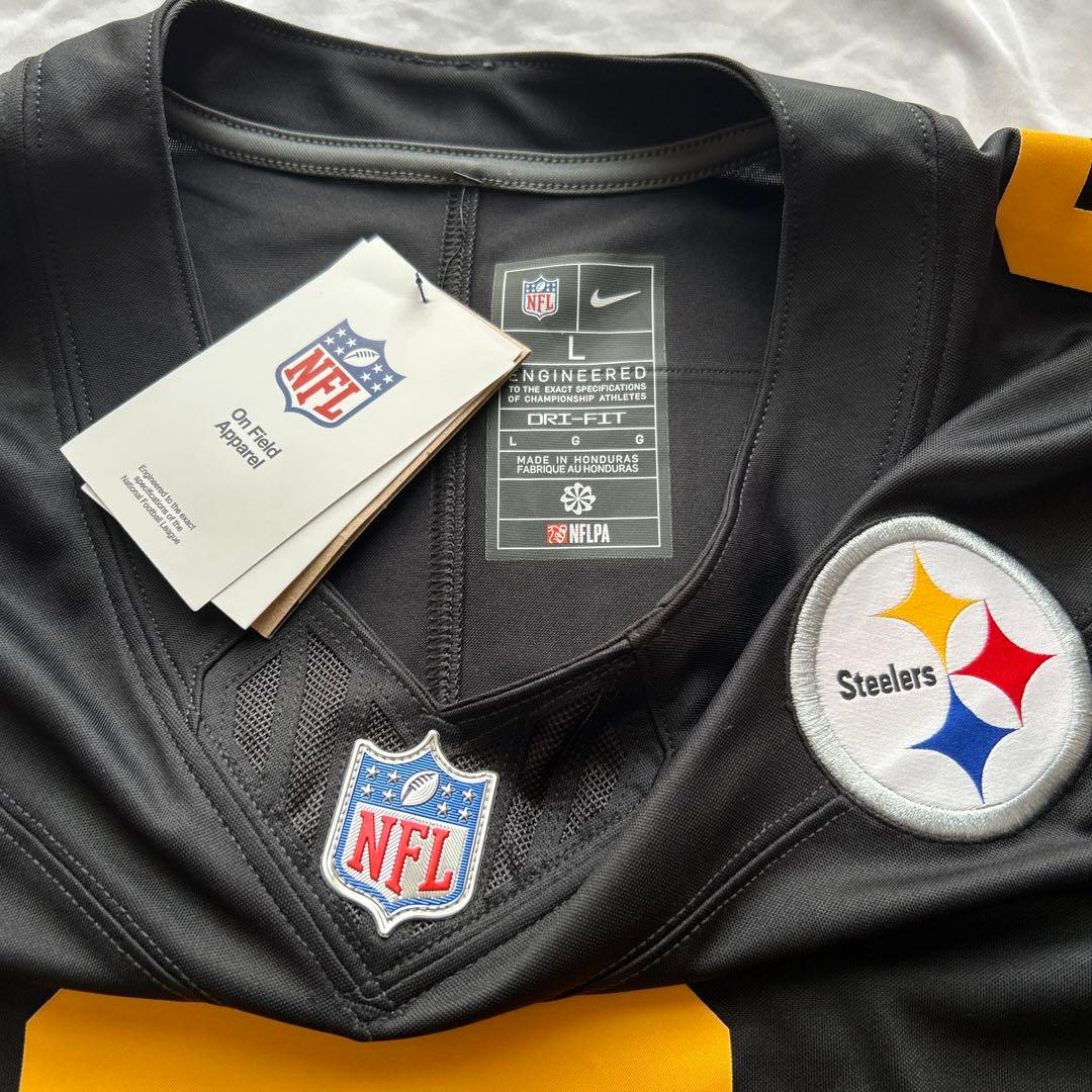 値下げ 新品未使用 NFL L スティーラーズ ピケット ゲームシャツ