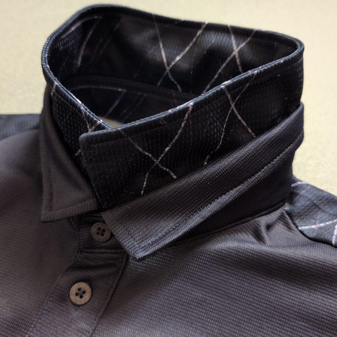 【極美品】オークリーゴルフ　刺繍ロゴ　軽量速乾ポロシャツ半袖　XL