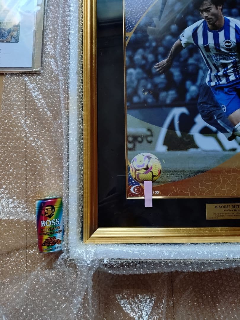 ダグアウト社　三笘薫　直筆サイン入り写真　ブライトン　ダグアウト社発行証明書付