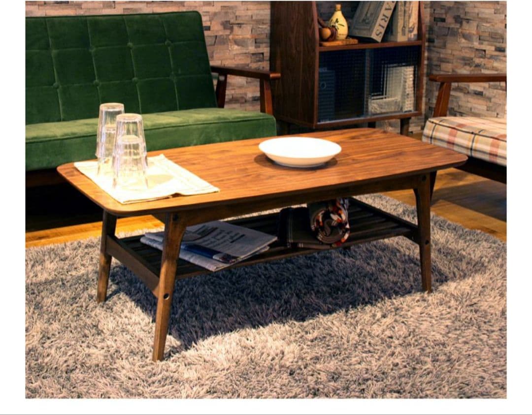 Massa　送料込 センターテーブル/ローテーブル アズマヤ ウォルナット