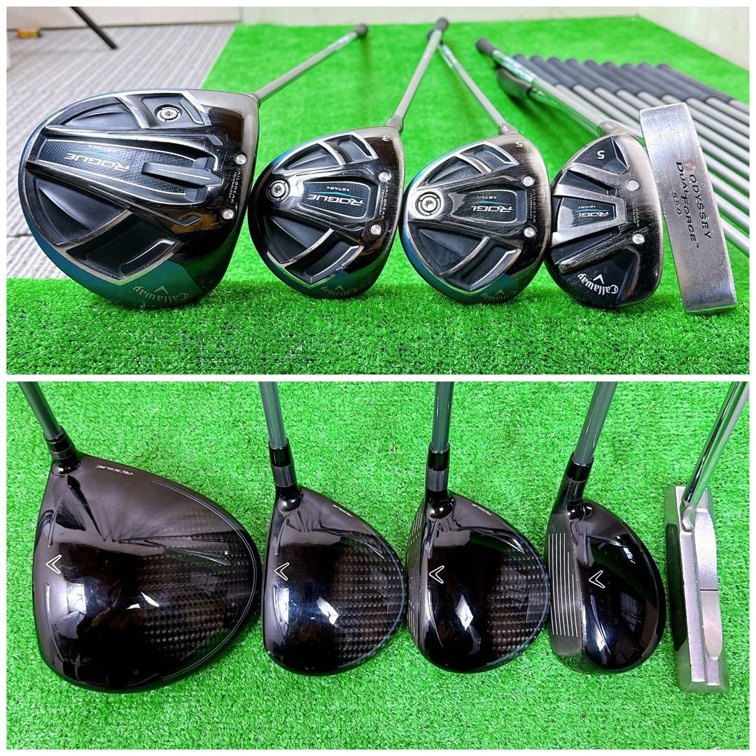 【レフティ】 超豪華 キャロウェイ ローグスター メンズ ゴルフ クラブセット