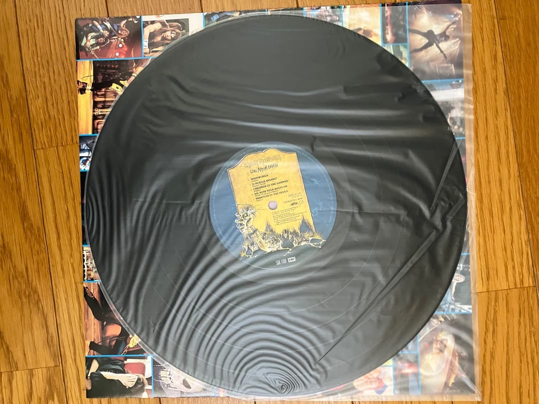 IRON MAIDEN Live After Death レコード